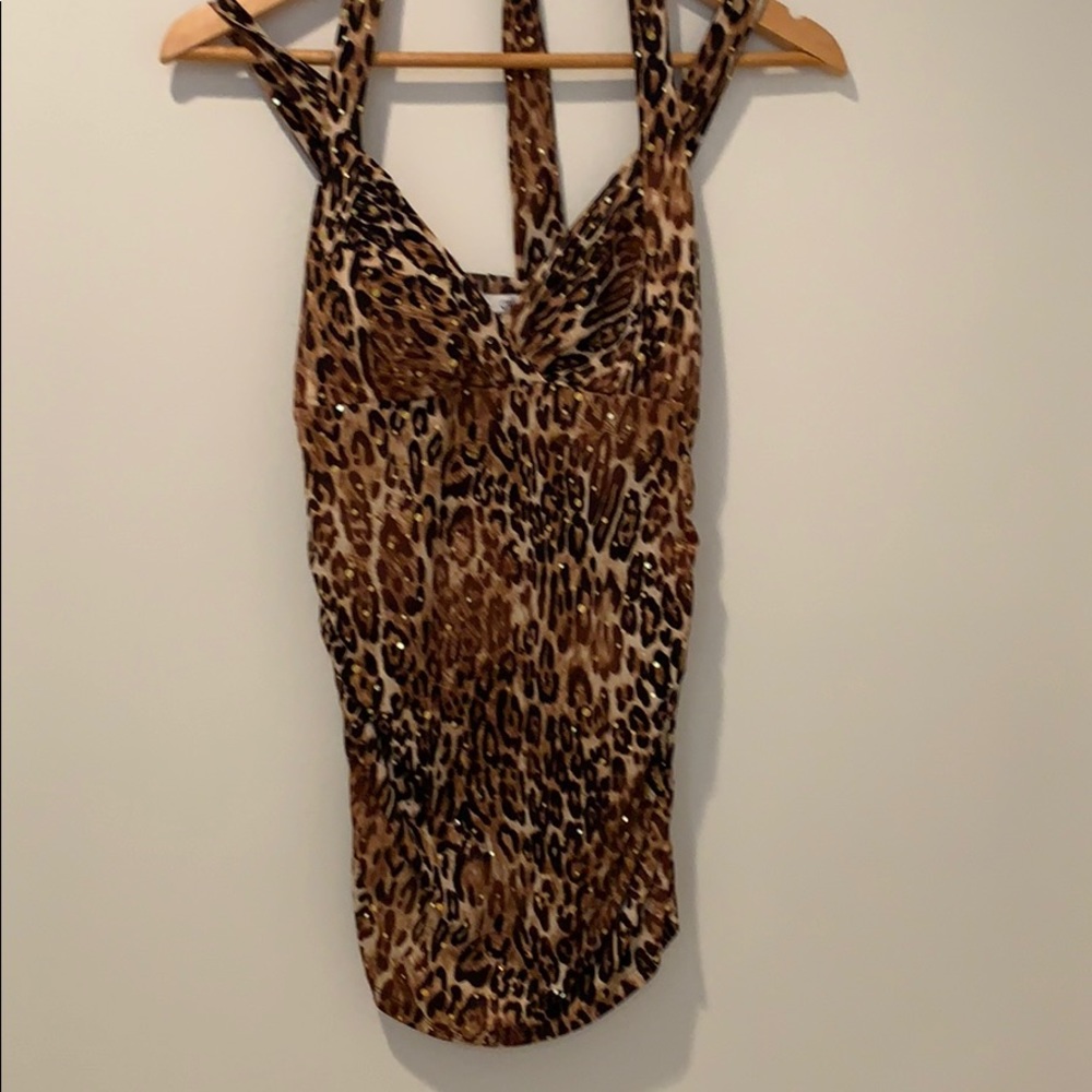 Cache Leopard Print Cami